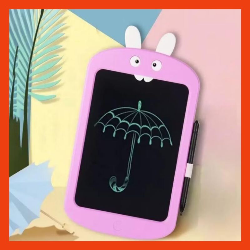 Papan Tulis LCD Kelinci Drawing Writing Tablet 8.5 inch Anak Board Pad
