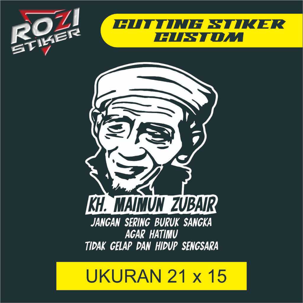 

STIKER CUTTING KH MAIMUN ZUBAIR