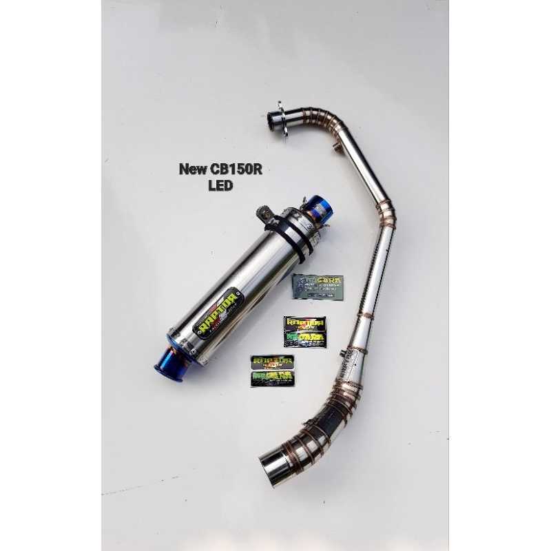 Knalpot Racing Stainless Original Raptor Racing Muffler