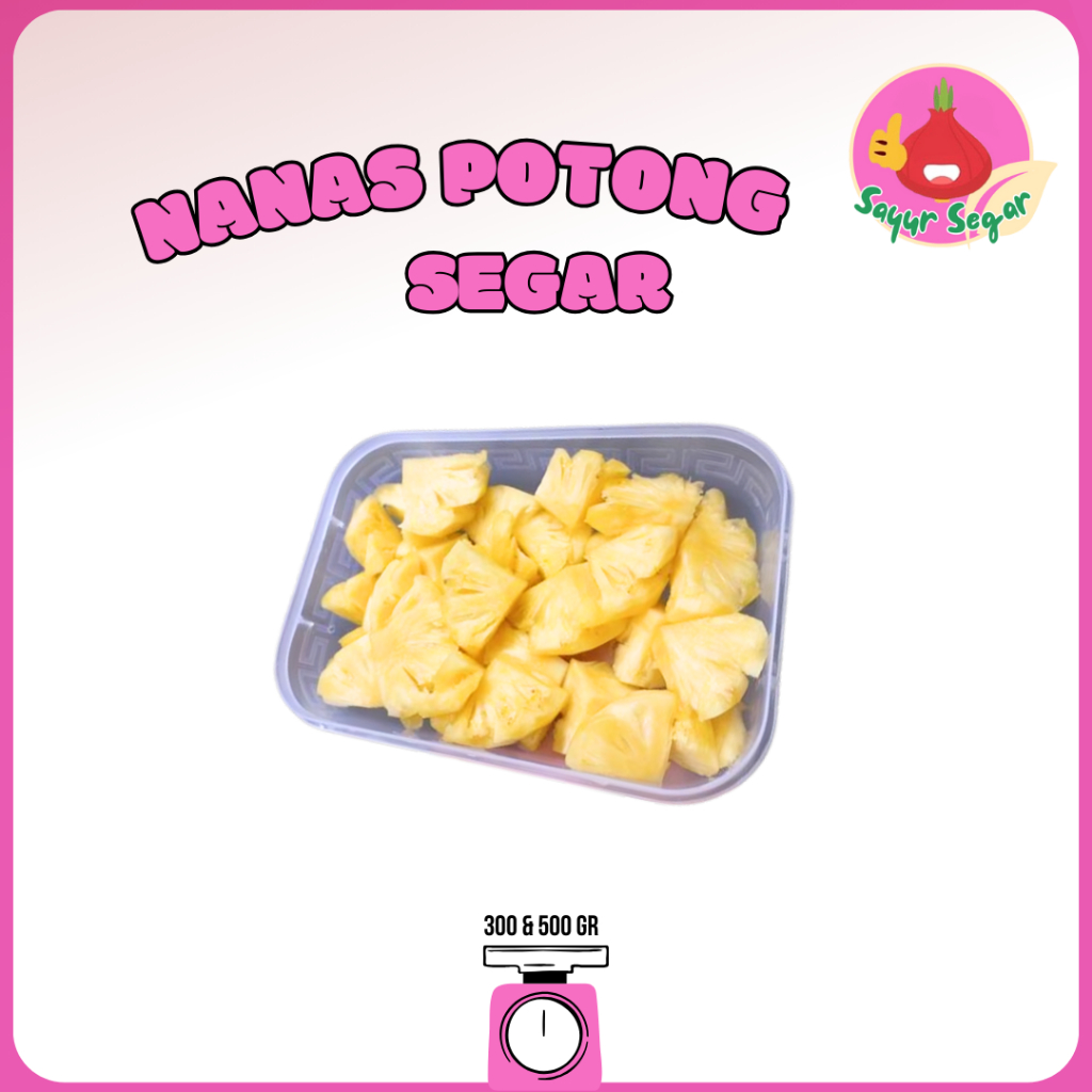 

Sayur Segar - Nanas Potong Bersih / Pineaple
