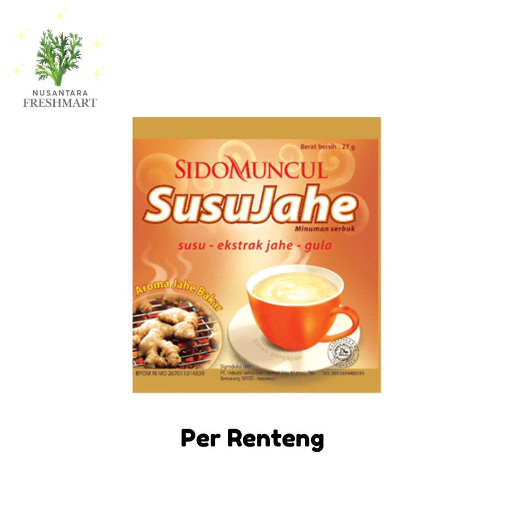 

[Nusantara Freshmart] Susu Jahe Sido Muncul Per Renteng 10 Sachet