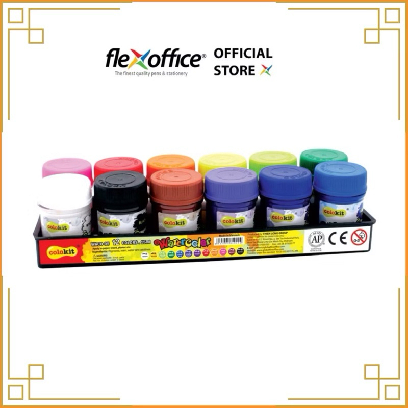 

Water Color 12 warna Merek Colokit