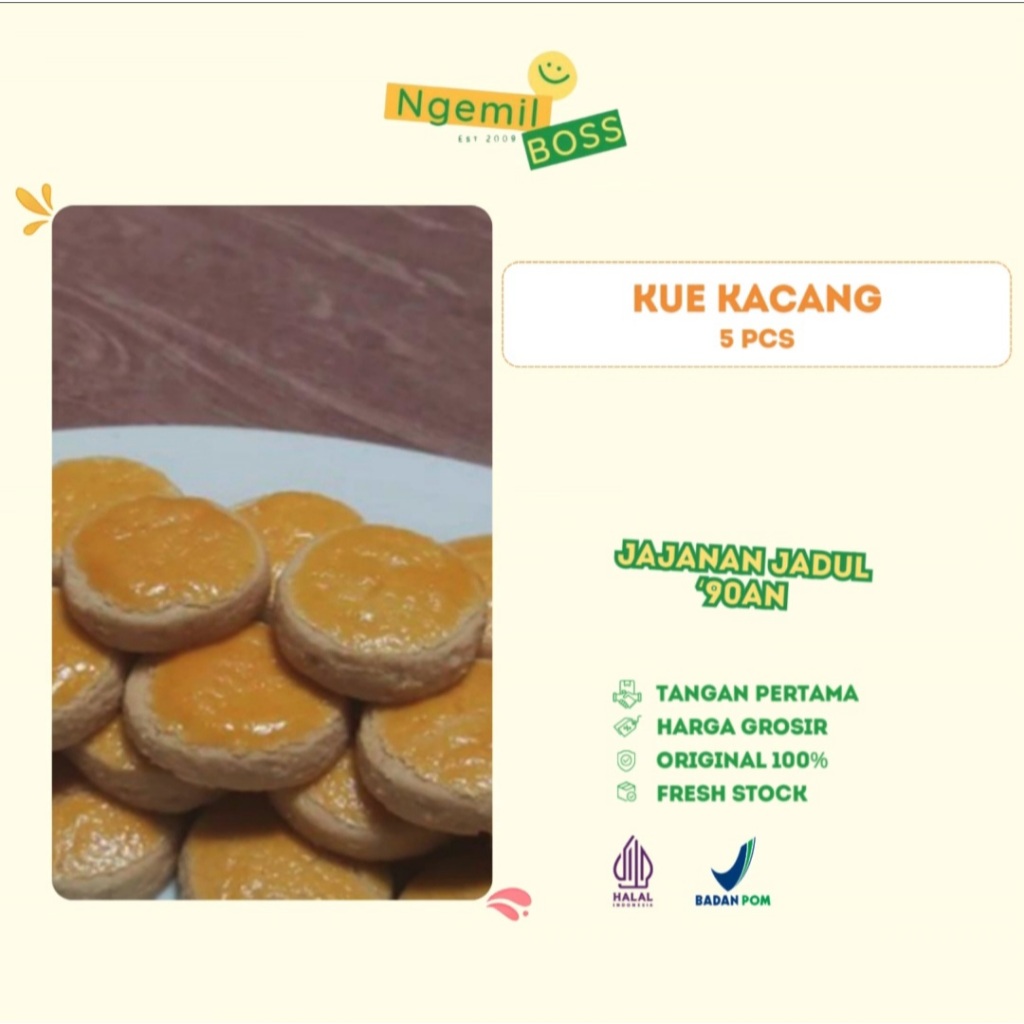 

Ngemil Boss - Kue kacang Kering - 5pcs