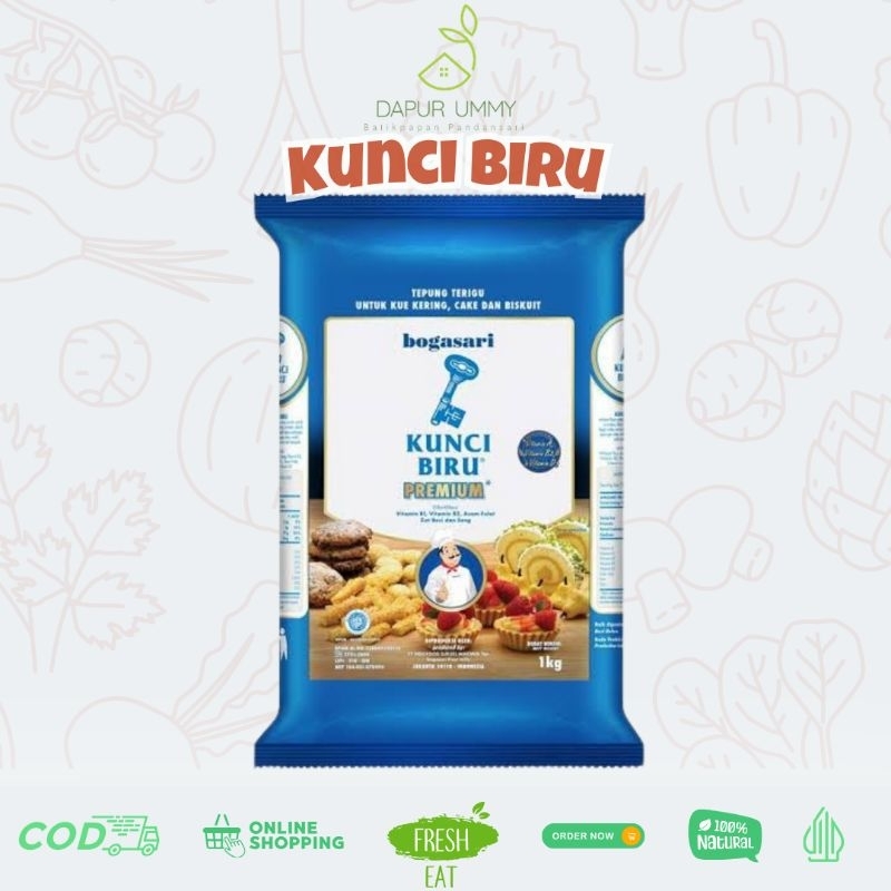 

KUNCI BIRU • Tepung Terigu Premium 1kg
