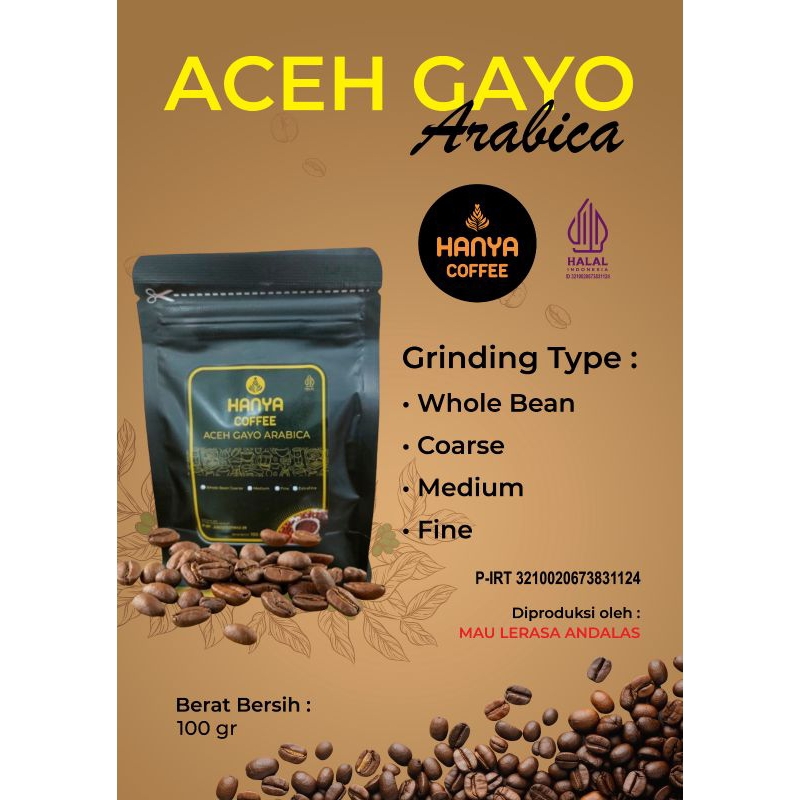 

Kopi Arabika Aceh Gayo - Hanya coffee