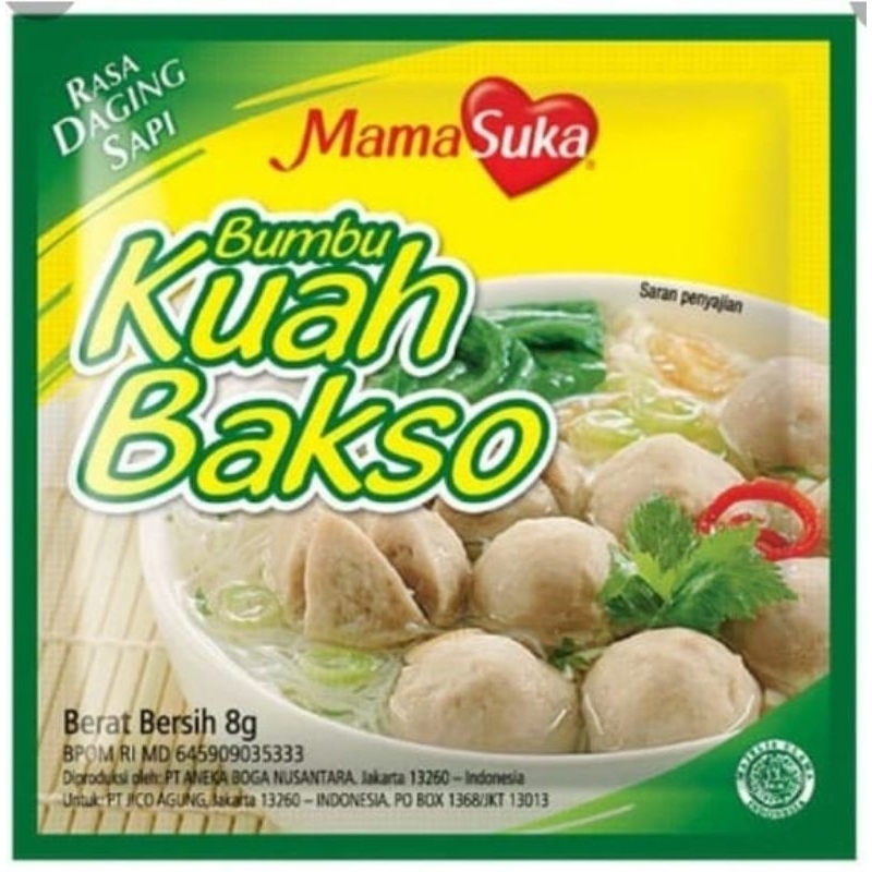 

Rencengan kuah bakso Mamasuka Kuah Bakso Rencengan 8gr