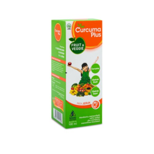CURCUMA PLUS FRUIT AND VEGGIE JERUK SIRUP 100 ML