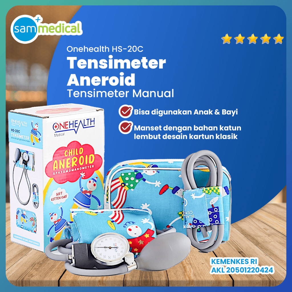 Onehealth Tensimeter Aneroid Child / Tensimeter Manual Anak / Tensi Analog