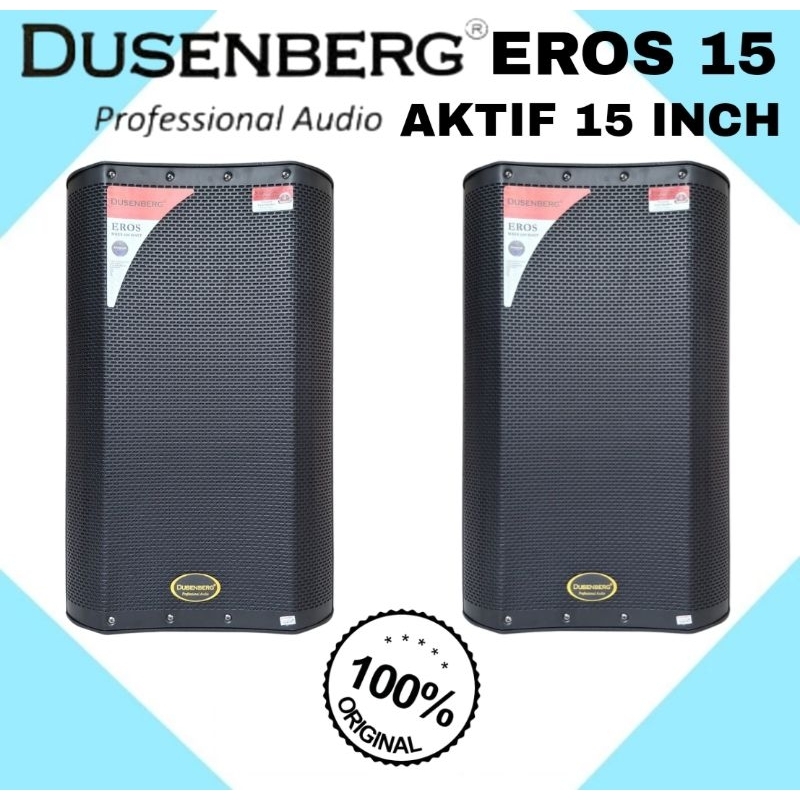 SPEAKER AKTIF BLUETOOTH KARAOKE SMART TV YOUTUBE DUSENBERG 15 INCH EROS 15 SPEAKER KARAOKE INDOOR OU