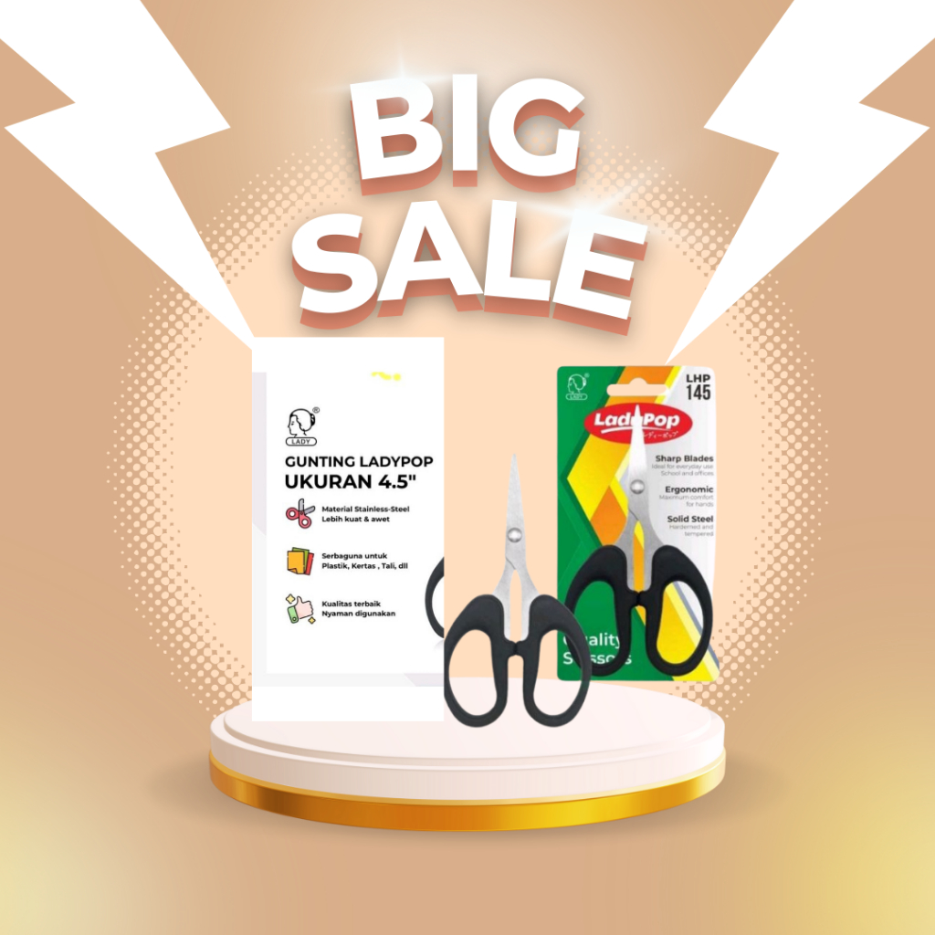 

Gunting Ladypop Scissors 12cm