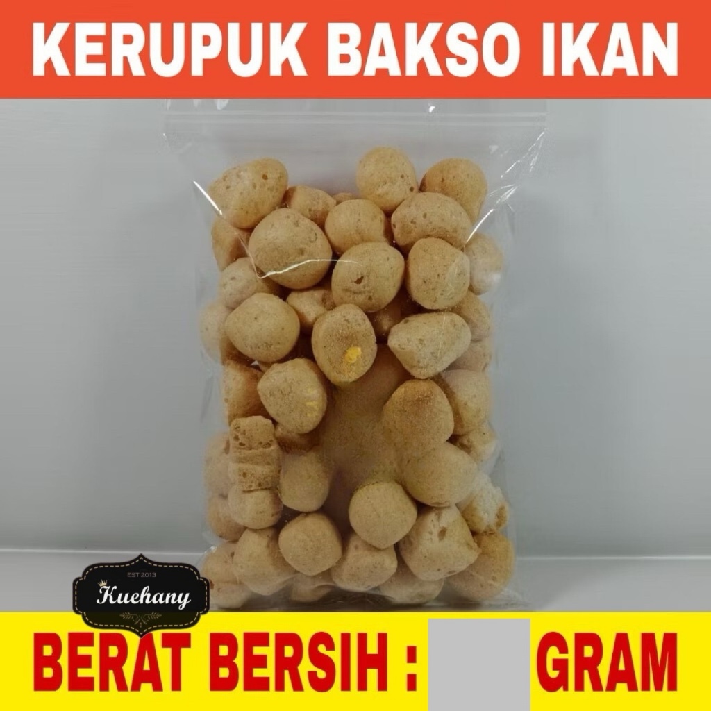

KERUPUK BAKSO IKAN 1 kg / KERUPUK BASO IKAN TENGGIRI / SNACK RENYAH CEMILAN ENAK JAJANAN MURAH