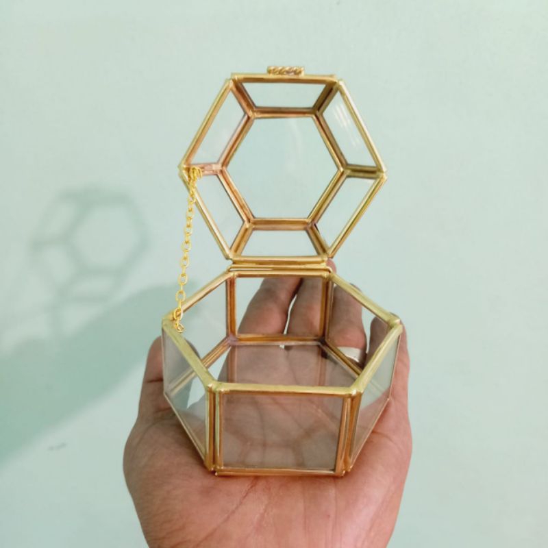 ringbox kotak cincin terarium cepuk kura2 8x8x6