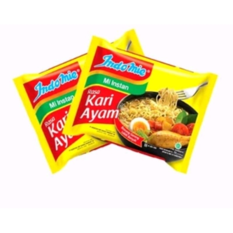 

Indomie kari ayam kuah perbijian