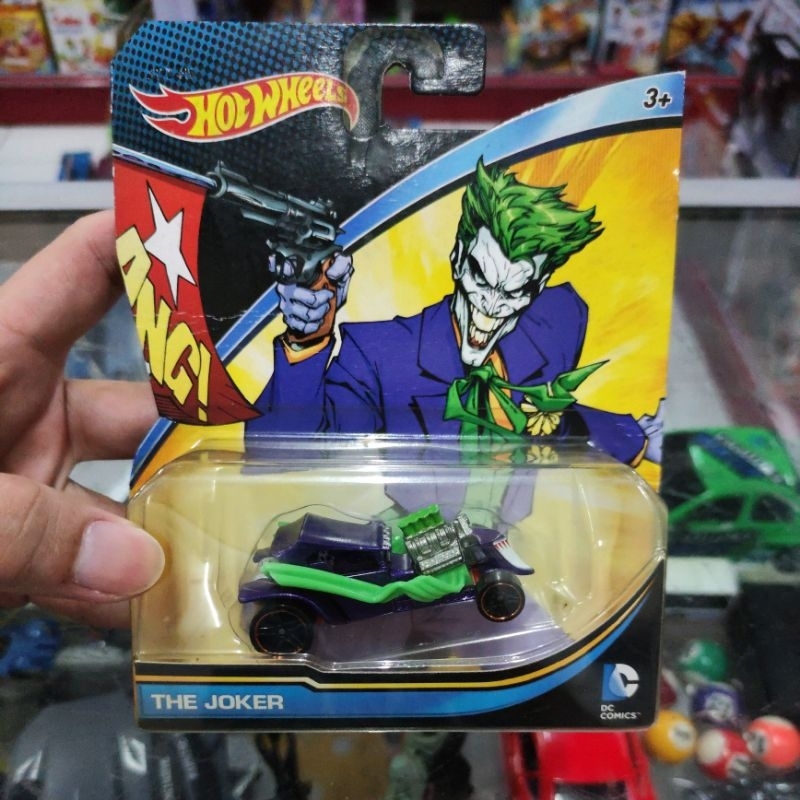 hot wheels original mattel dc comics mobil the joker