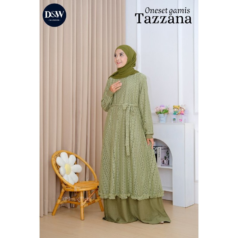 Grosir Gamis anak Oneset gamis Tazzana by D&W di master kidswear