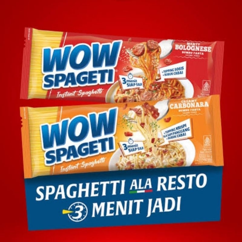 

Wow Spaghetti Instant Saus - Bolognese & Carbonara