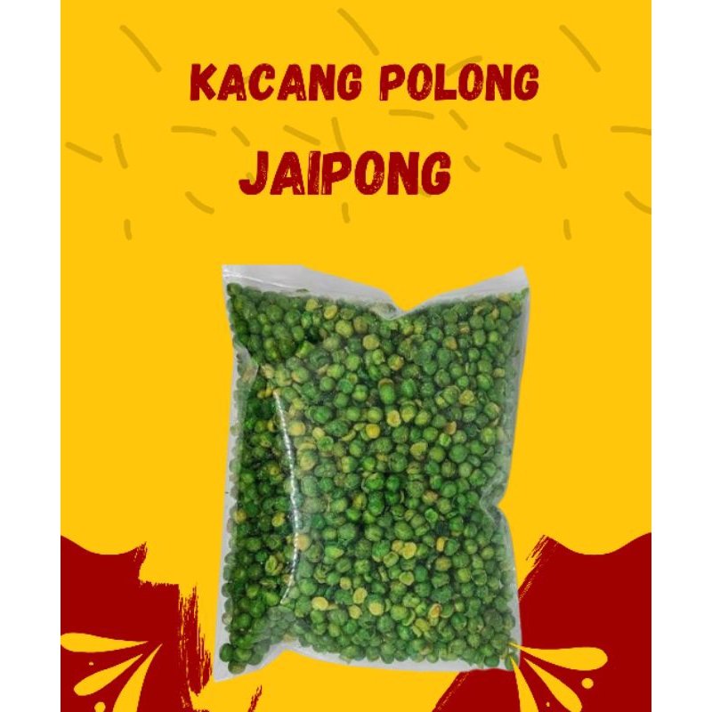 

100 gram Kacang Polong Jaipong Gurih