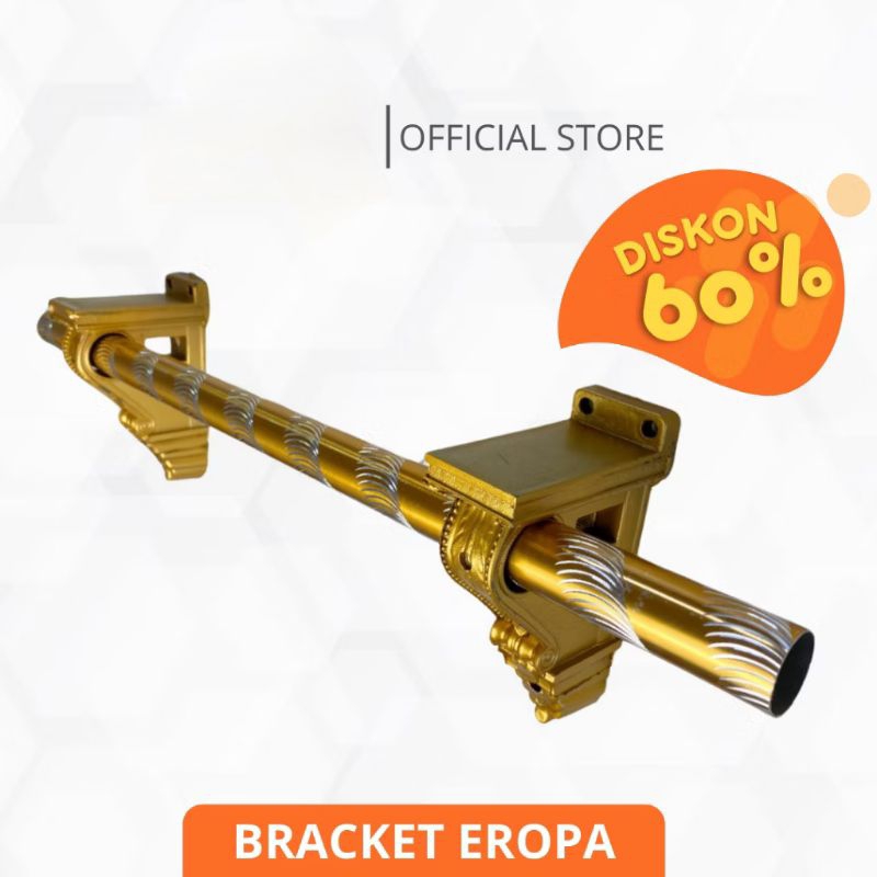 [COD] TERBARU BRACKET TIANG HORDEN MODEL EROPA / BRACKET PENYANGGA TIANG GORDEN