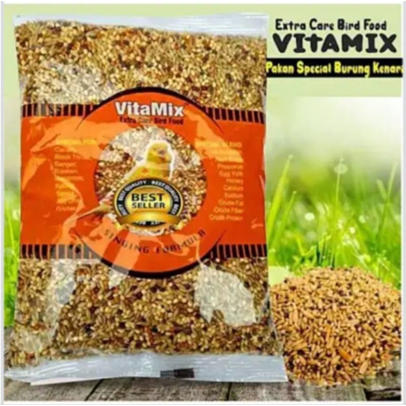 pakan kenari vitamix