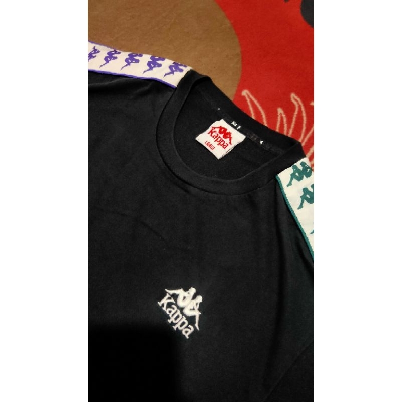 kaos kappa tapped hitam