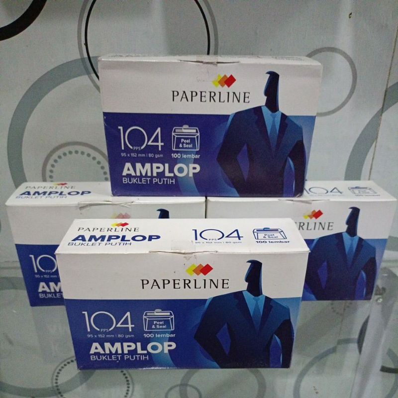 

PAPERLINE AMPLOP BUKLET PUTIH BESAR 100 LEMBAR