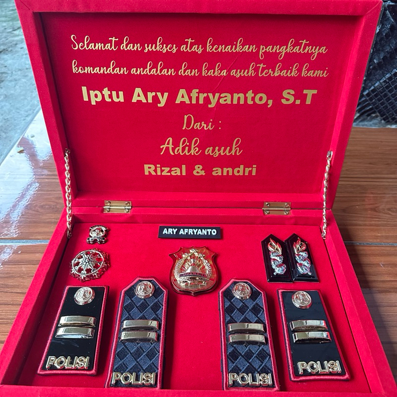 Pangkat polisi iptu ipda akp pdh pdu set box