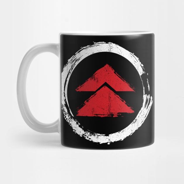 Mug Gelas | Hampers | Hadiah | Tsushima Ghost logo Ghost Of Tsushima Mug