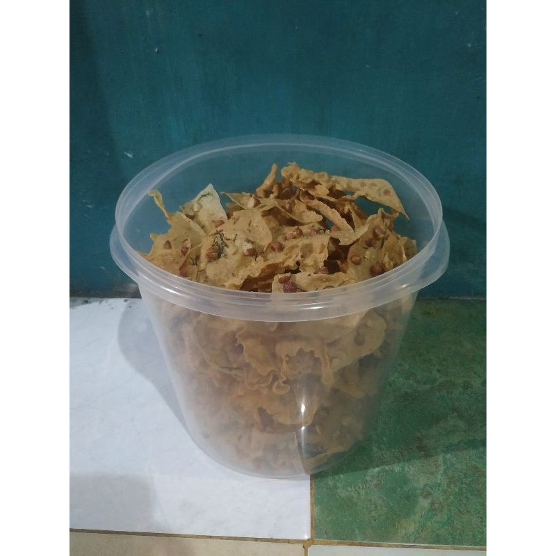 

peyek kacang toples 10 Liter