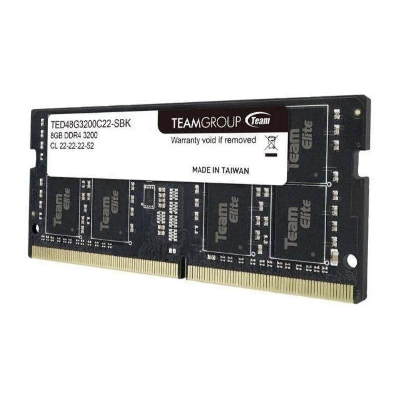 Team Elite Sodimm DDR4 8GB PC25600 3200Mhz RAM Memory Laptop Notebook
