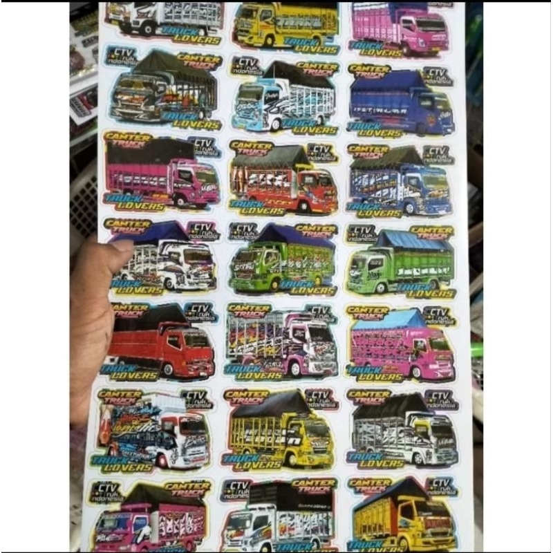 

1lembar Stiker Truk cctv