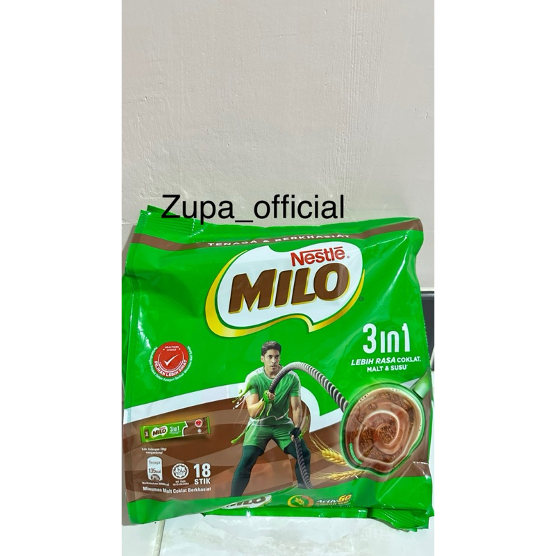 

MILO SACHET MALAYSIA ISI 18 stik