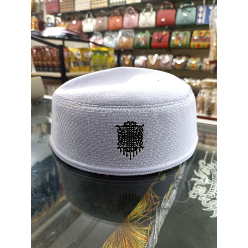 Peci haji bordir khas Aceh / Peci haji motif pintu Aceh