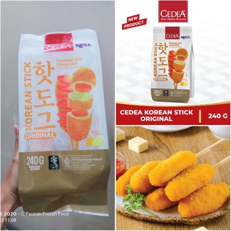 

Cedea Korean Stick Original Sausage and Cheese 240gram