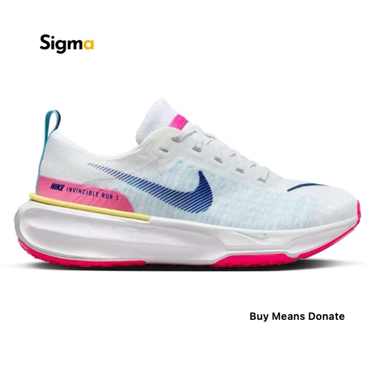 Sepatu Lari Nike ZoomX Invincible Run Flyknit 3 Photon Dust Royal Pink