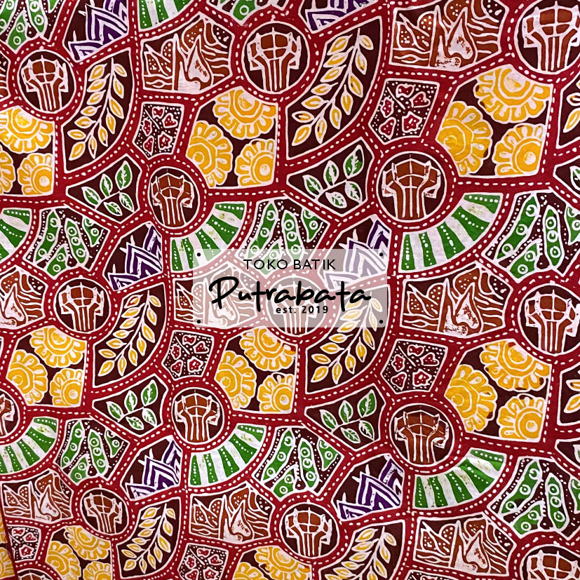(Bisa COD) Batik Tulis Grobogan Pola/Motif Simpang Lima Purwodadi/ Tugu Simpang Lima/ Batik Guru/Bat