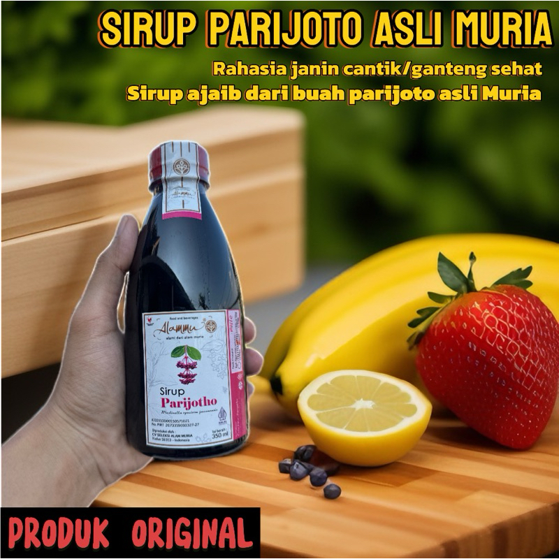 

SIRUP PARIJOTO UNTUK PROMIL ASLI MURIA NETTO 350ml