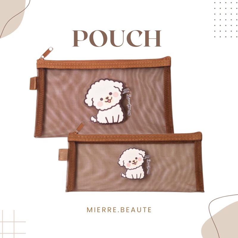 

MIERRE - POUCH TEMPAT MAKE UP TEMPAT PENSIL JARING