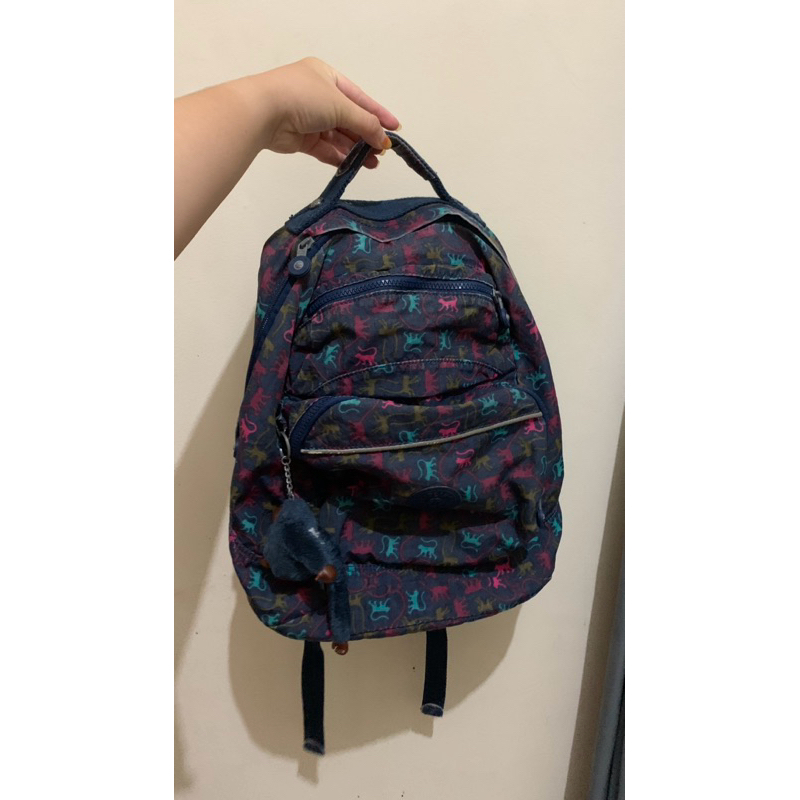 Tas Kipling Navy Original 100% Preloved