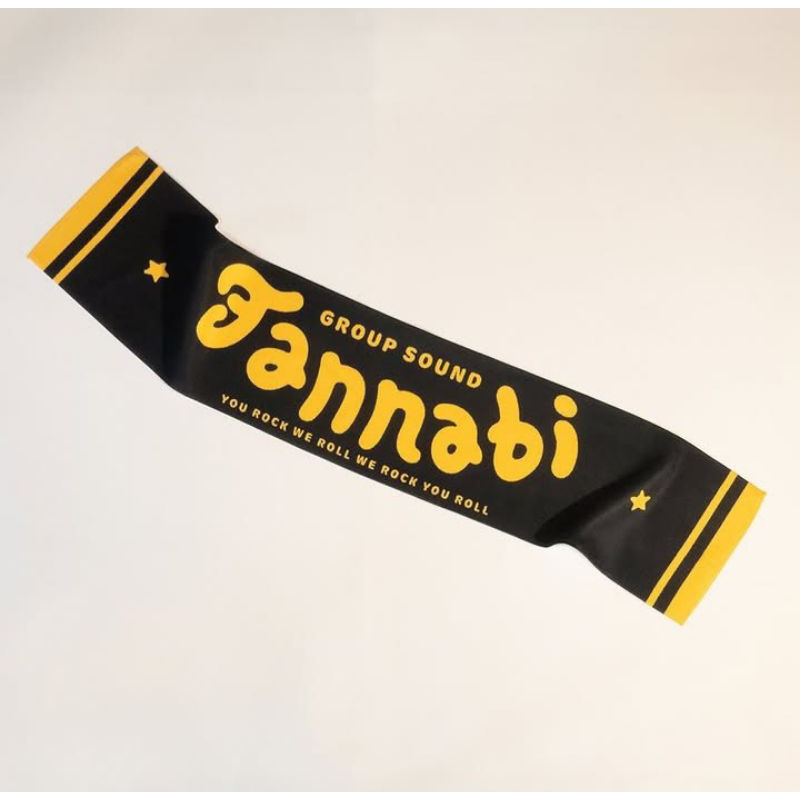 OFFICIAL JANNABI MERCH SLOGAN 10TH ANNIVERSARY MUFFLER F.O.F