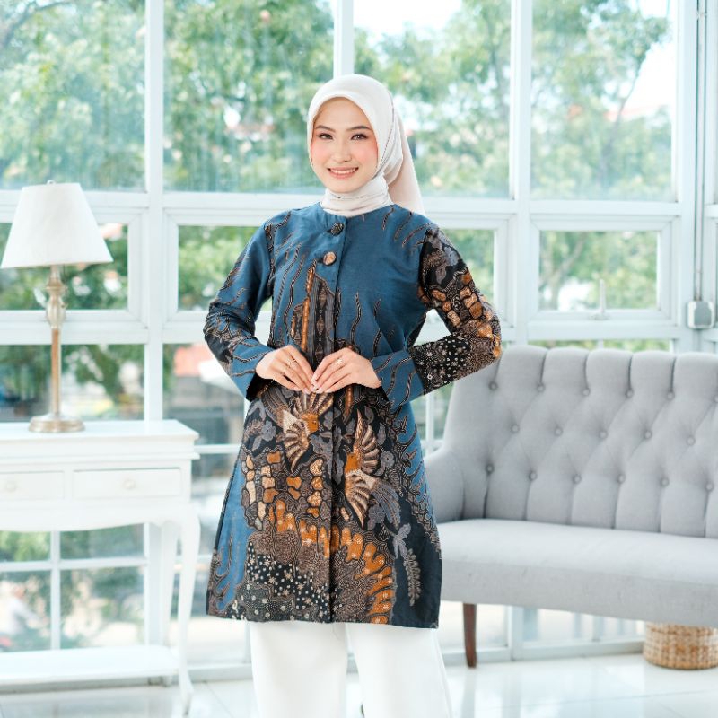 tunic batik batik tunic premium wanita batik tunic tunic batik wanita modern premium tunik batik