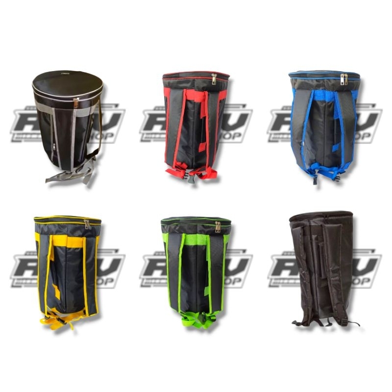 Tas darbuka 8 inch full Busa tebal 6 Pilihan Warna