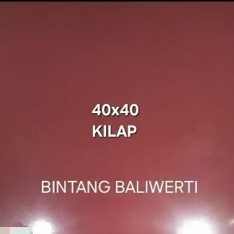 Keramik Merah Maron corsica 30x30 / Keramik 40x40 Kilap Merah