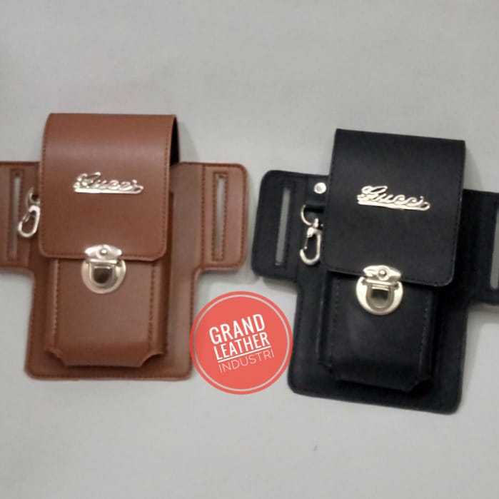 SARUNG HP / TEMPAT HP PINGGANG KULIT