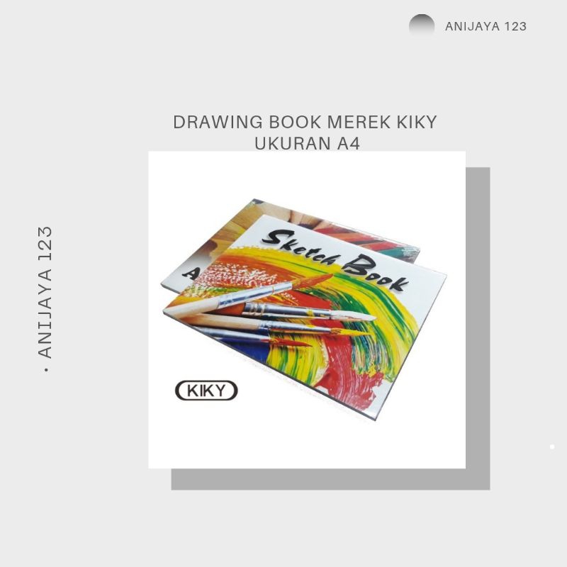 

BUKU GAMBAR /DRAWING BOOK MEREK KIKY UKURAN A4