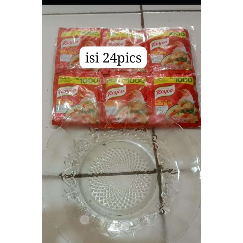 

royco ayam 24 pcs gratis 1 piring