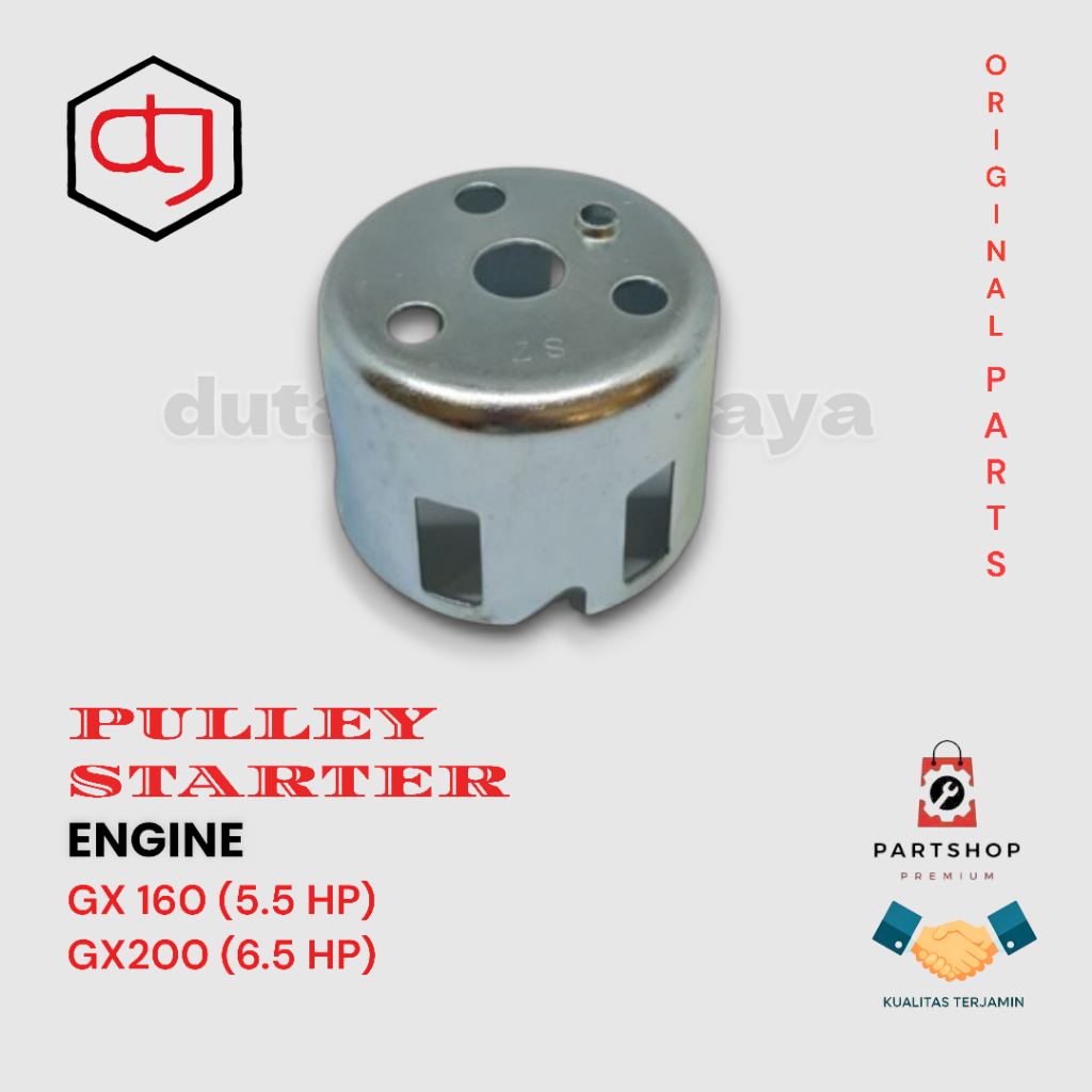 PULLEY STATER GX160 MANGKOK PULLY MESIN ENGINE GX 160 (5.5HP)
