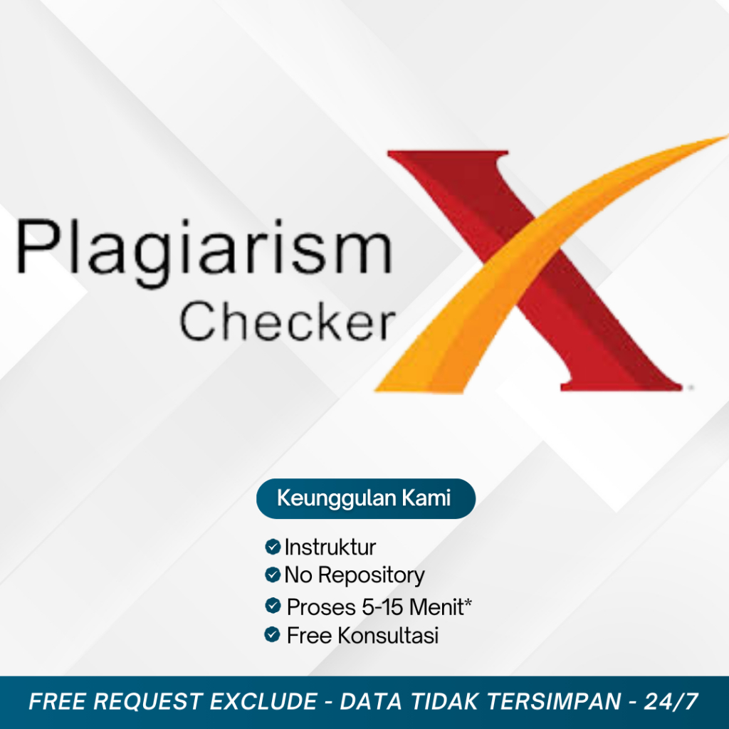 Plagiarism Checker X Ver 6XX / Cek Plagiasi / Plagiat / Plagiarism
