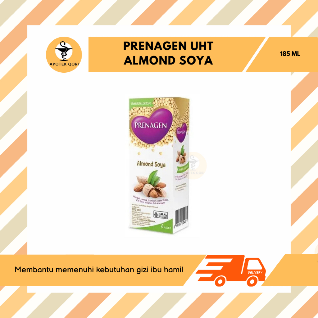 

PRENAGEN UHT ALMOND SOYA 185 ML/SUSU UHT IBU HAMIL