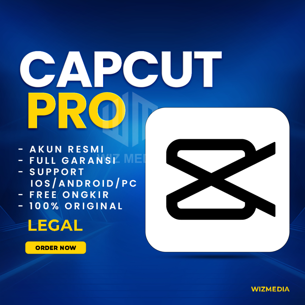 Capcut Akun Pro 1 tahun Device android, IOS, PC