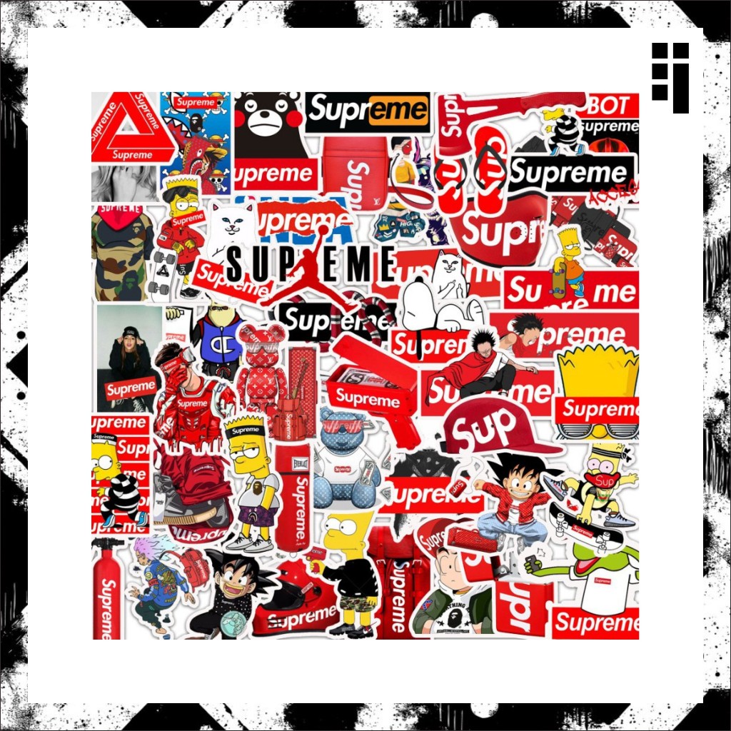 

Stiker Cutting Brand SUPREME Vinyl
